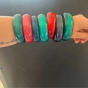 Multi colored bangles
